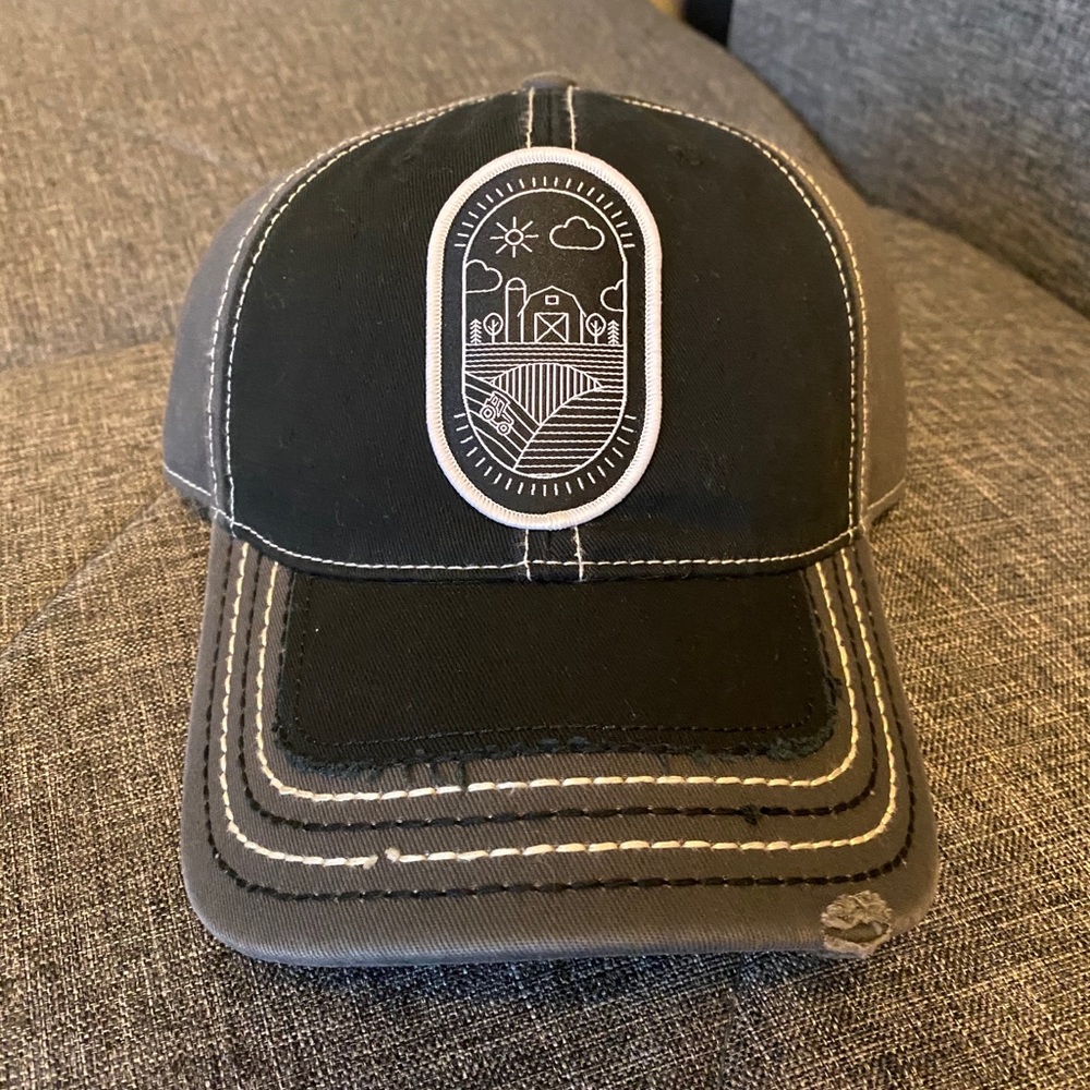 John Deere Farm Scene Cap